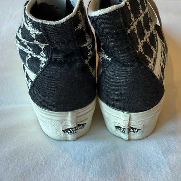 Vans SK8-Hi tapered Platform in color mixed denim - Picture 4 of 5